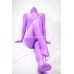 紫色/パープル ライクラ全身タイツ 透明人間コスチューム