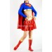 メタリック 女性 スーパーマン/スーパーウーマン衣装 SUPERWOMANコスチューム