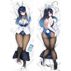 がんばれ同期ちゃん 後輩ちゃん うどん。先生描き下ろしアニメ抱き枕カバー バニーガール