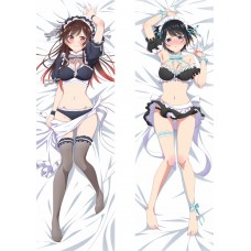 彼女、お借りします / かのかり 水原千鶴 アニメ 抱き枕 カバー メイド 下着姿 