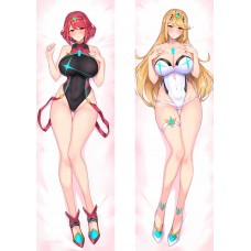 ゼノブレイド2 ヒカリ ホムラ アニメ 抱き枕 カバー 巨乳 両面プリント