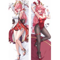 原神(げんしん)Genshin Impact 八重神子 アニメ 抱き枕 カバー バニーガール