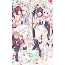 ネコぱら ショコラ バニラ 百合 アニメ 抱き枕 カバー メイド ネコぱら ショコラ バニラ 百合 アニメ 抱き枕 カバー メイド