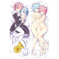 Re:ゼロから始める異世界生活/リゼロ レム&ラム エロ 抱き枕 カバー 150cm×50cmピーチスキン