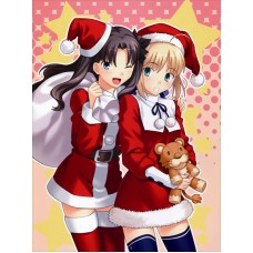 Fateシリーズ FGO クリスマス アニメ シーツ 
