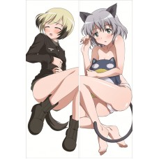 ストライクウィッチーズ アニメ 抱き枕 カバー 猫耳 添い寝 全齡向け